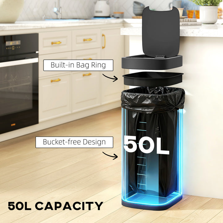 50L Sensor Bin, Automatic Kitchen Bin, Manual Override, Battery Operat