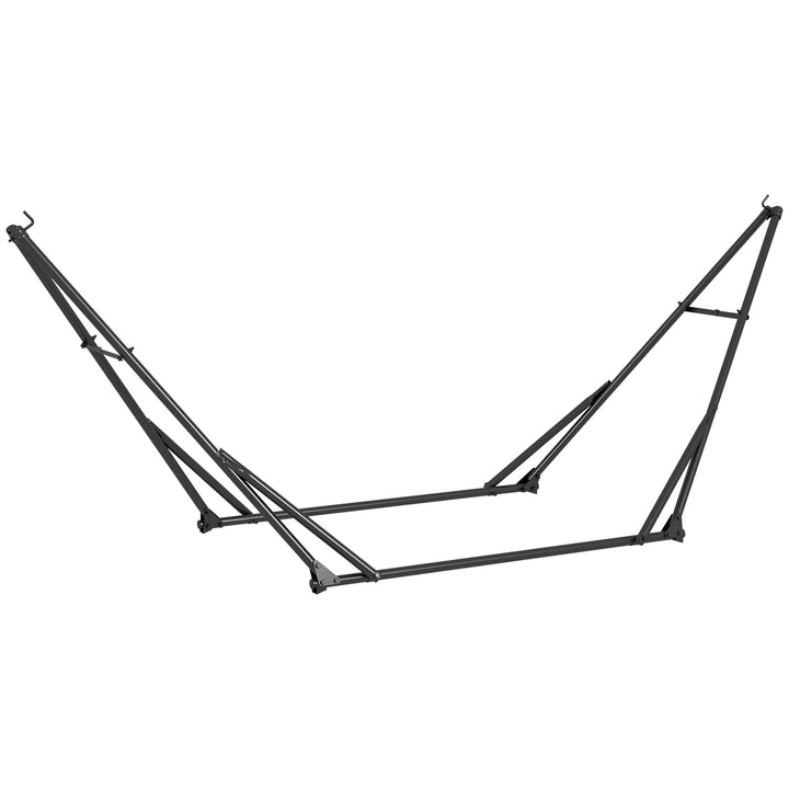 Foldable Hammock Stand, Portable Hammock with Metal Frame, 2 in 1 Hamm