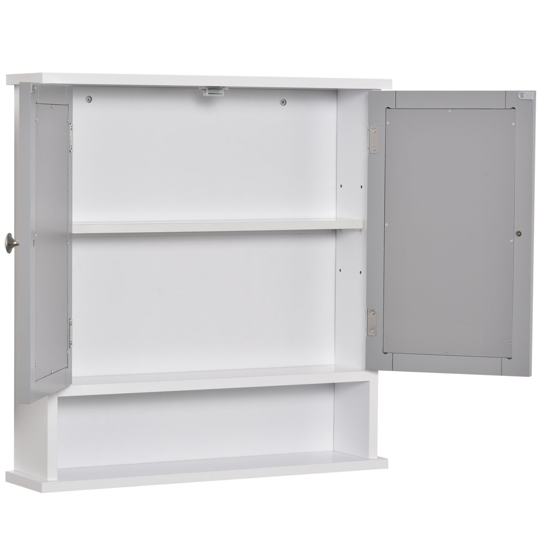 Bathroom Wall Storage Cabinet - Grey