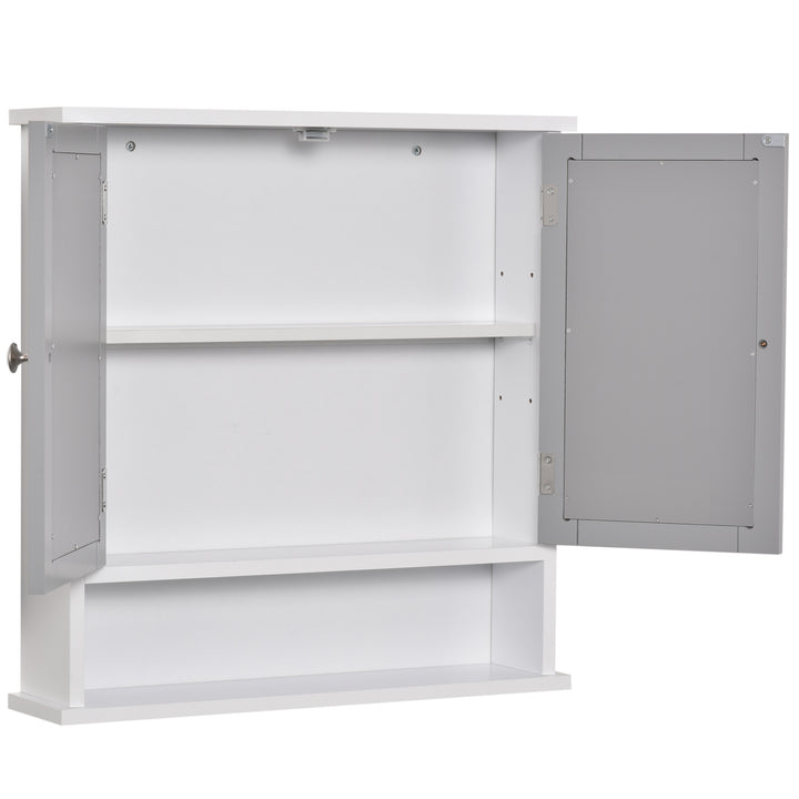 Bathroom Wall Storage Cabinet - Grey