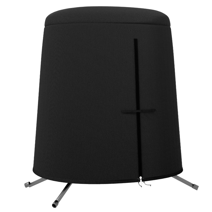 196 x 230 cm Hanging Egg Chair Protective Cover - Black