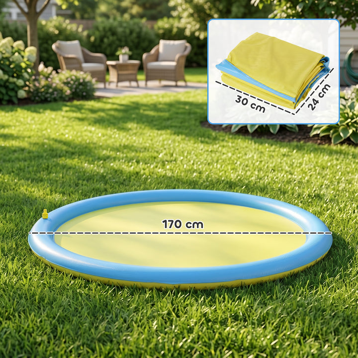 Dog Splash Pad for Garden, Patio, Summer Fun, 170 cm
