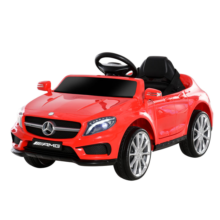 HOMCOM Compatible for 6V Kids Ride On Car Mercedes Benz GLA Licensed Toy toddler w/ Music Remote Control Rechargeable Headlight Two Speed | Aosom UK