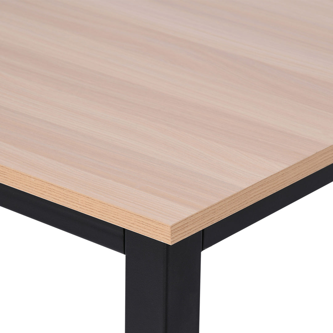 MCL Computer Desk, Writing Table, 120 x 60 x 76cm Workstation for Home Office, Study with Metal Frame, Simple Assembly, Black