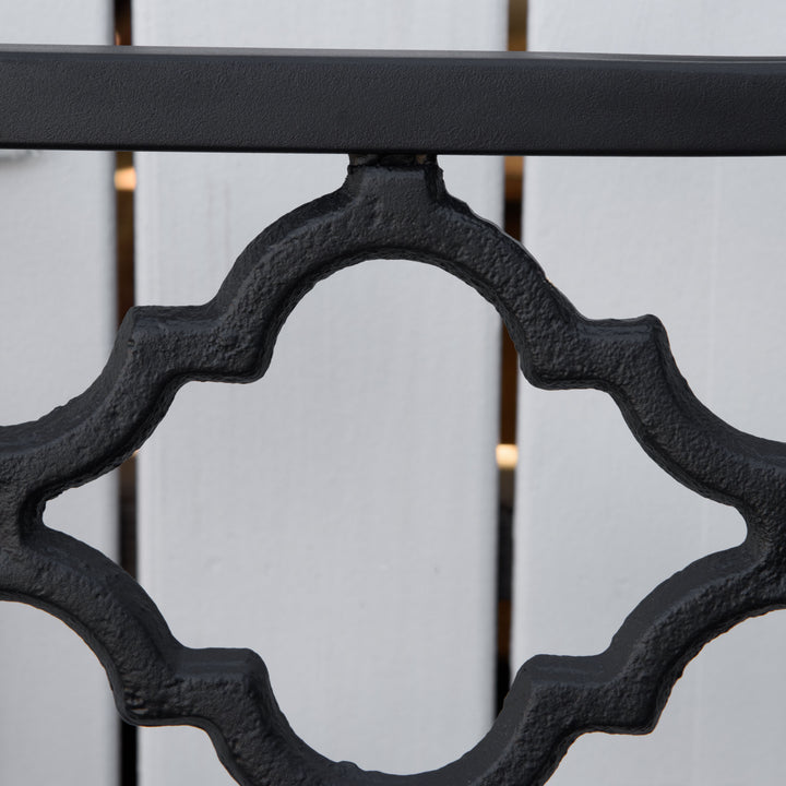 MCL 2-Seater Garden Bench Antique Loveseat for Yard, Lawn, Porch, Patio, Steel