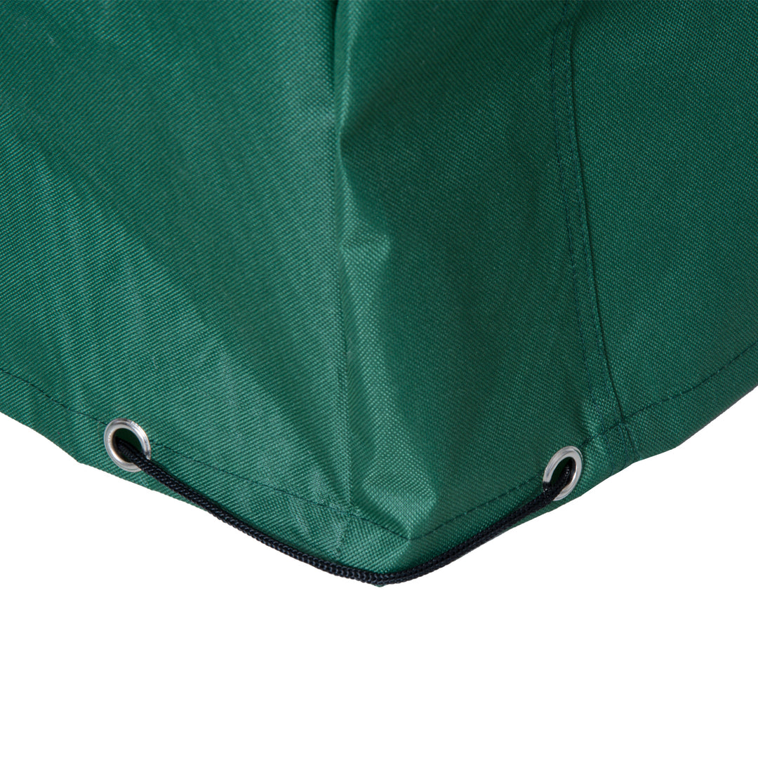 Garden Furniture Cover, Oxford Fabric Outdoor Rectangular Rattan Furniture Cover with PE Coating, Waterproof, Windproof, Anti-UV, 222 x 155 x 67cm, Green