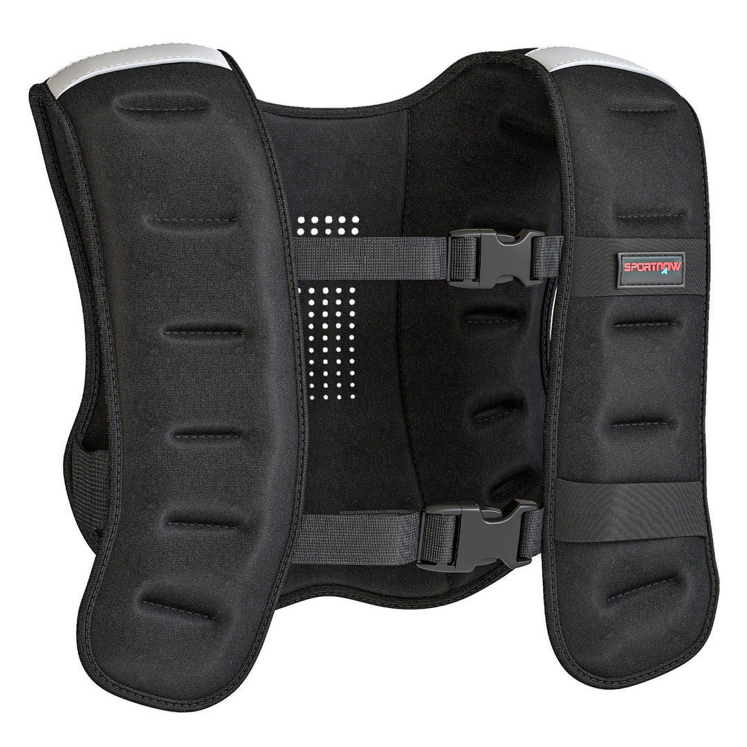 Weighted Vest, 10 kg Weight Vest with Adjustable Straps, Reflective St