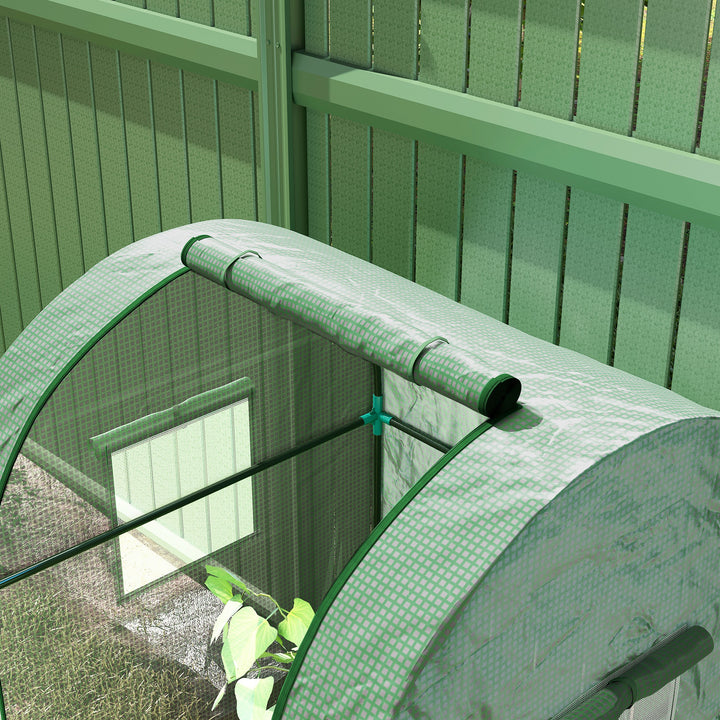 94 x 94cm Mini Portable Greenhouse - Green