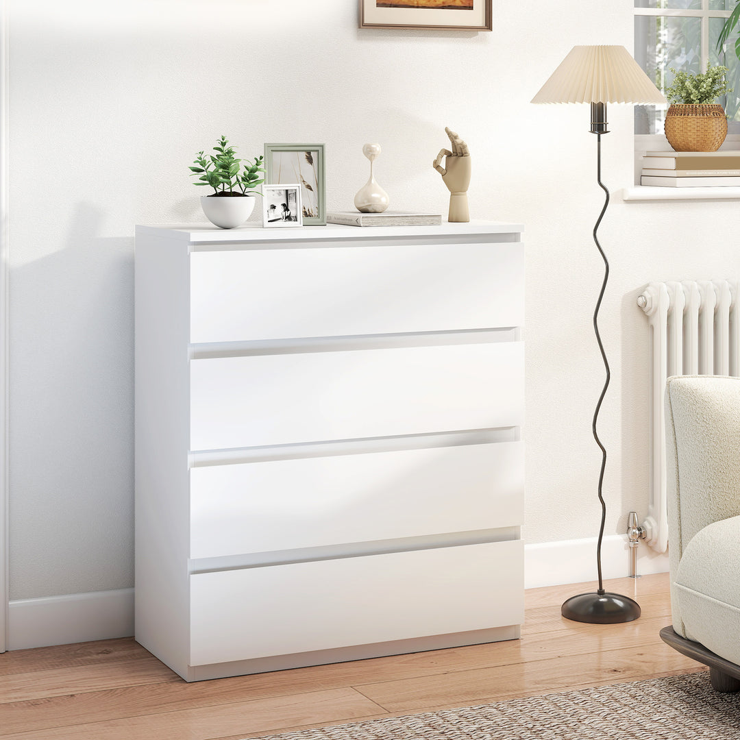 Chest of Four Drawers - White