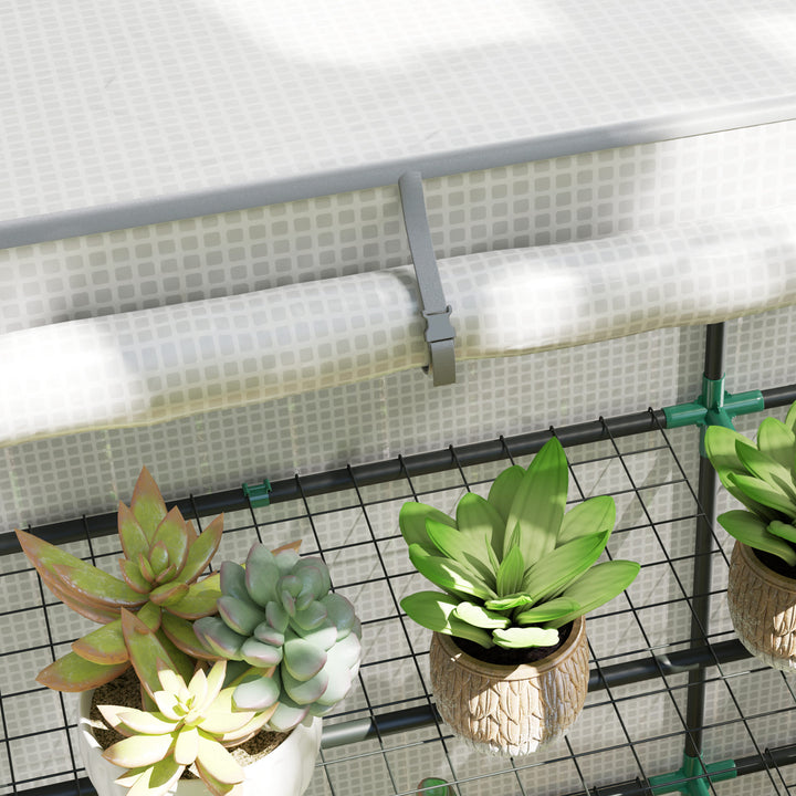 Three-Tier Mini Greenhouse - White
