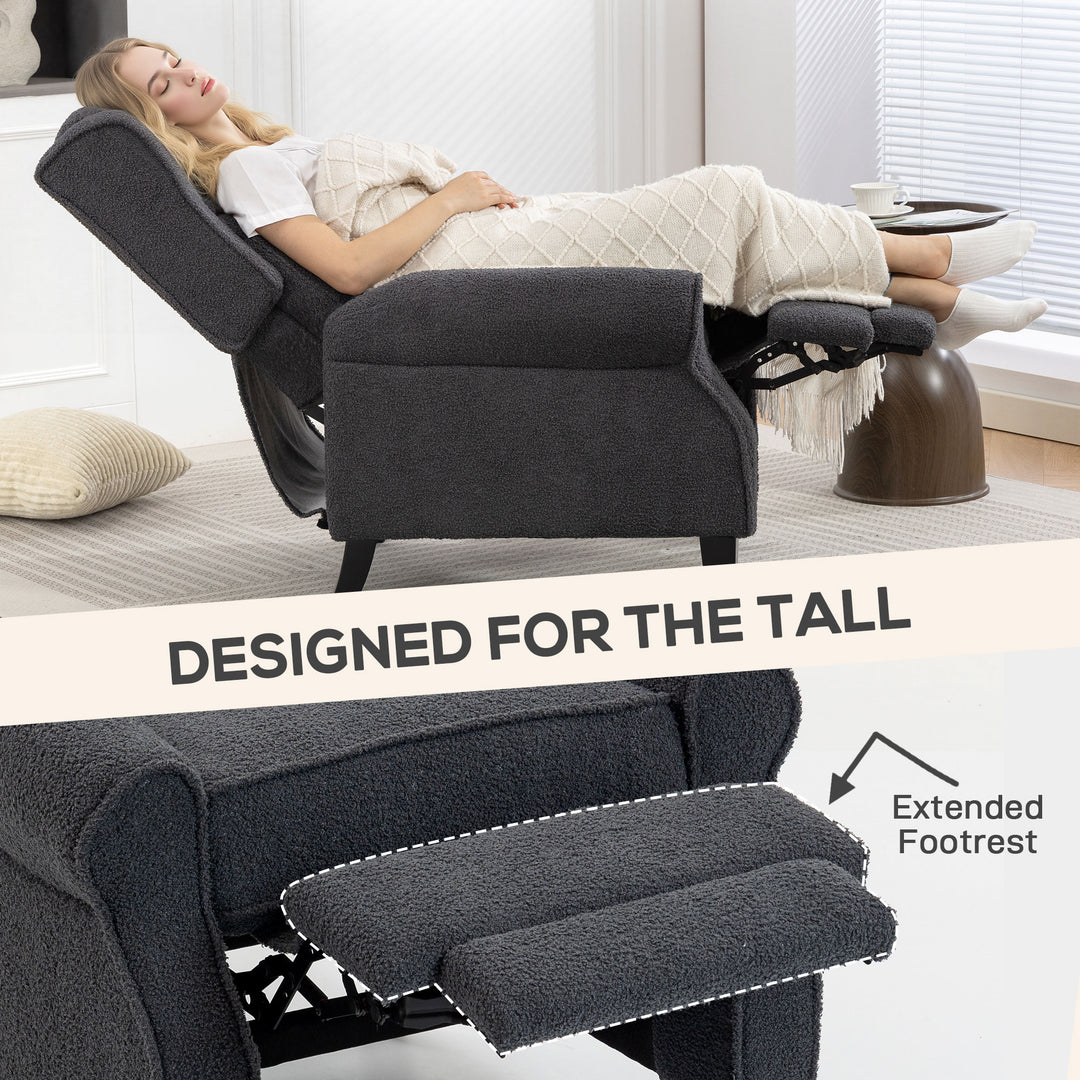 Recliner Armchair with Extended Leg Rest