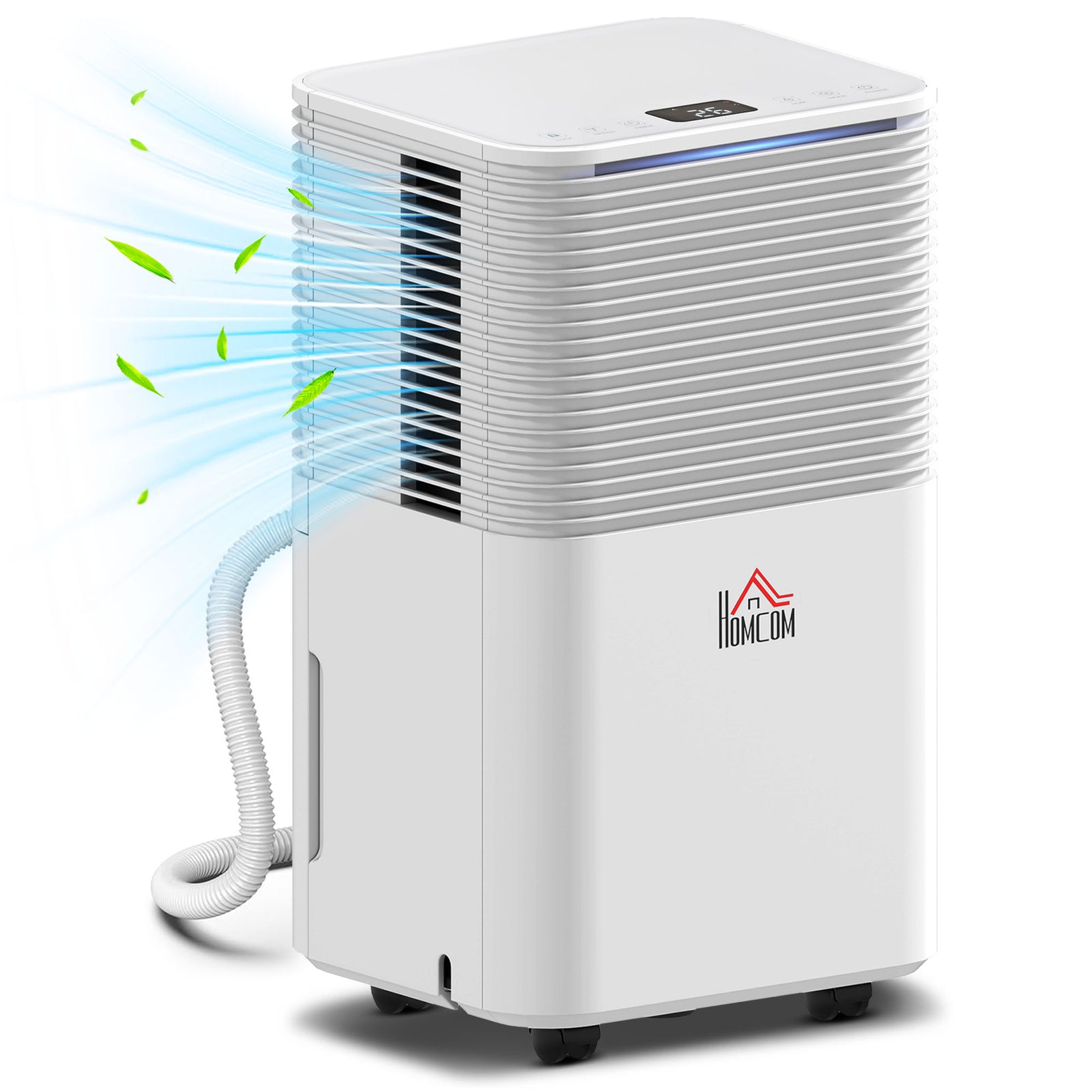 12L/Day 2000ML Portable Quiet Dehumidifier for Home Laundry Room Bedroom Basement, Electric Moisture Air De-Humidifier with 3 Modes