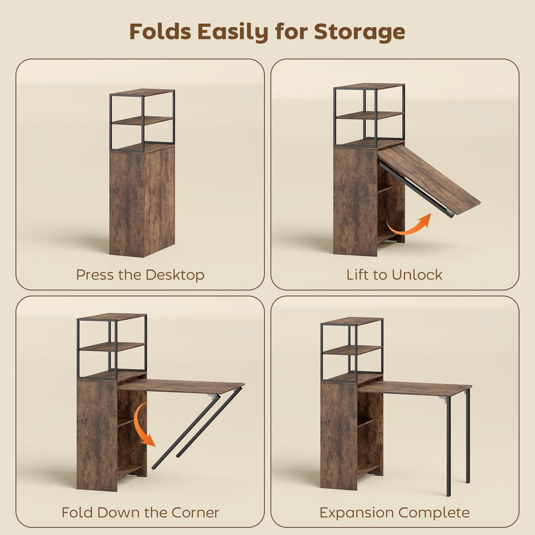 Folding Shelf and Work Table