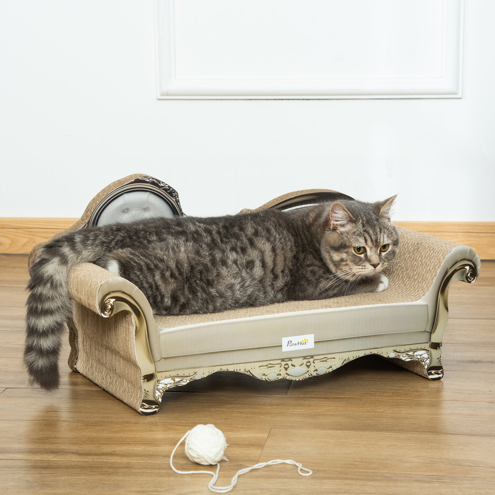 Cat Furniture, with Scratching Pad & Catnip - Brown