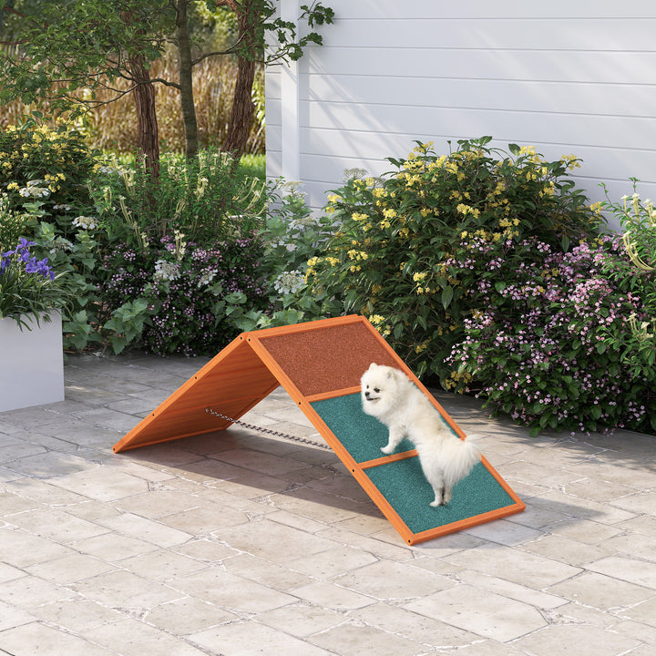 Dog Agility Equipment, Dog Playground Equipment with Non-slip Surface, A-frame, Agility Ramp for All Breeds