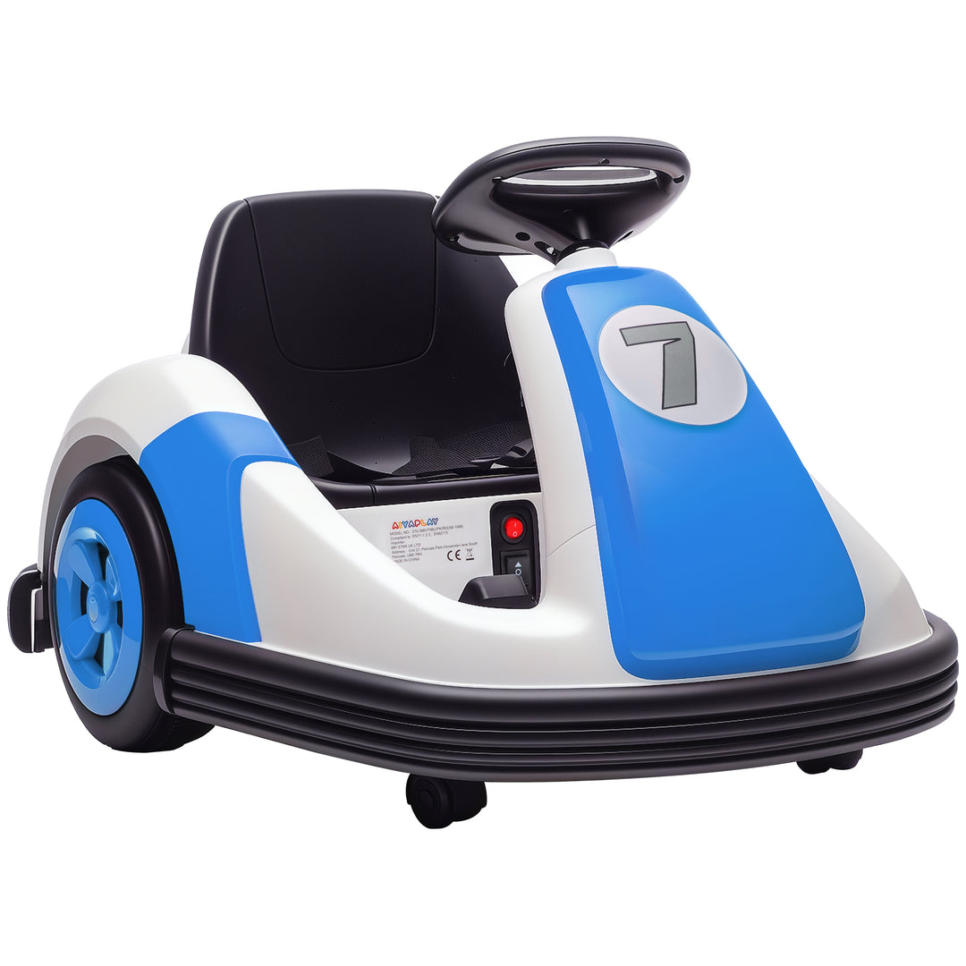 Kids Bumper Car with 360-Degree Rotation, 6V Electric Ride On Car with