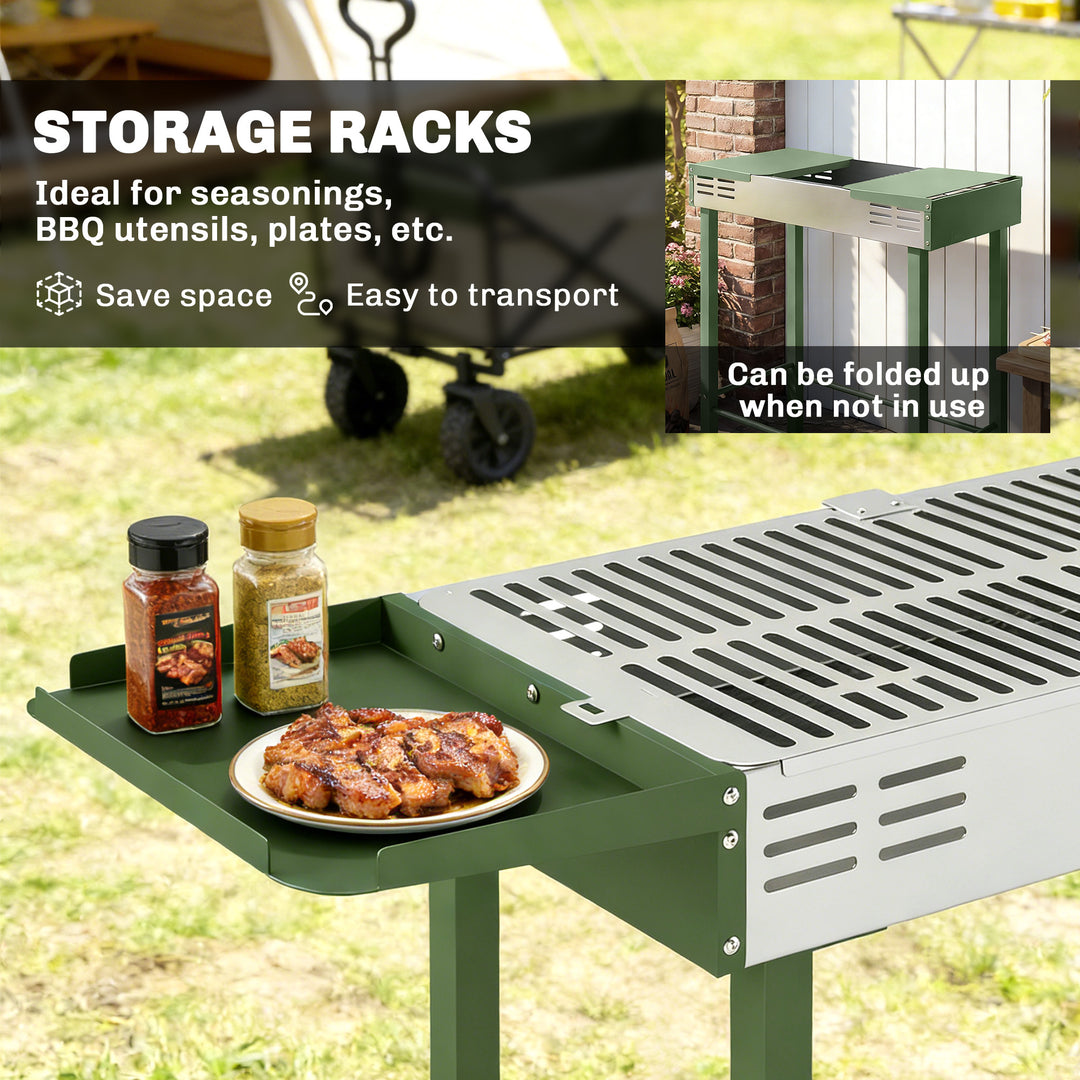 BBQ Rotisserie Grill Roaster Charcoal Spit Roasting Machine for Chicke