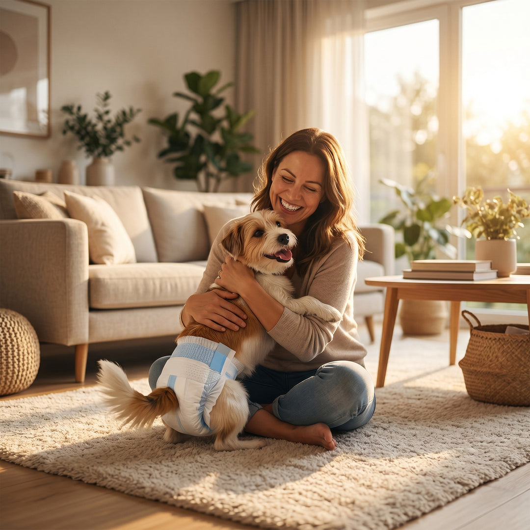 Disposable Dog Diapers Female Incontinence or Excitable Urination and 