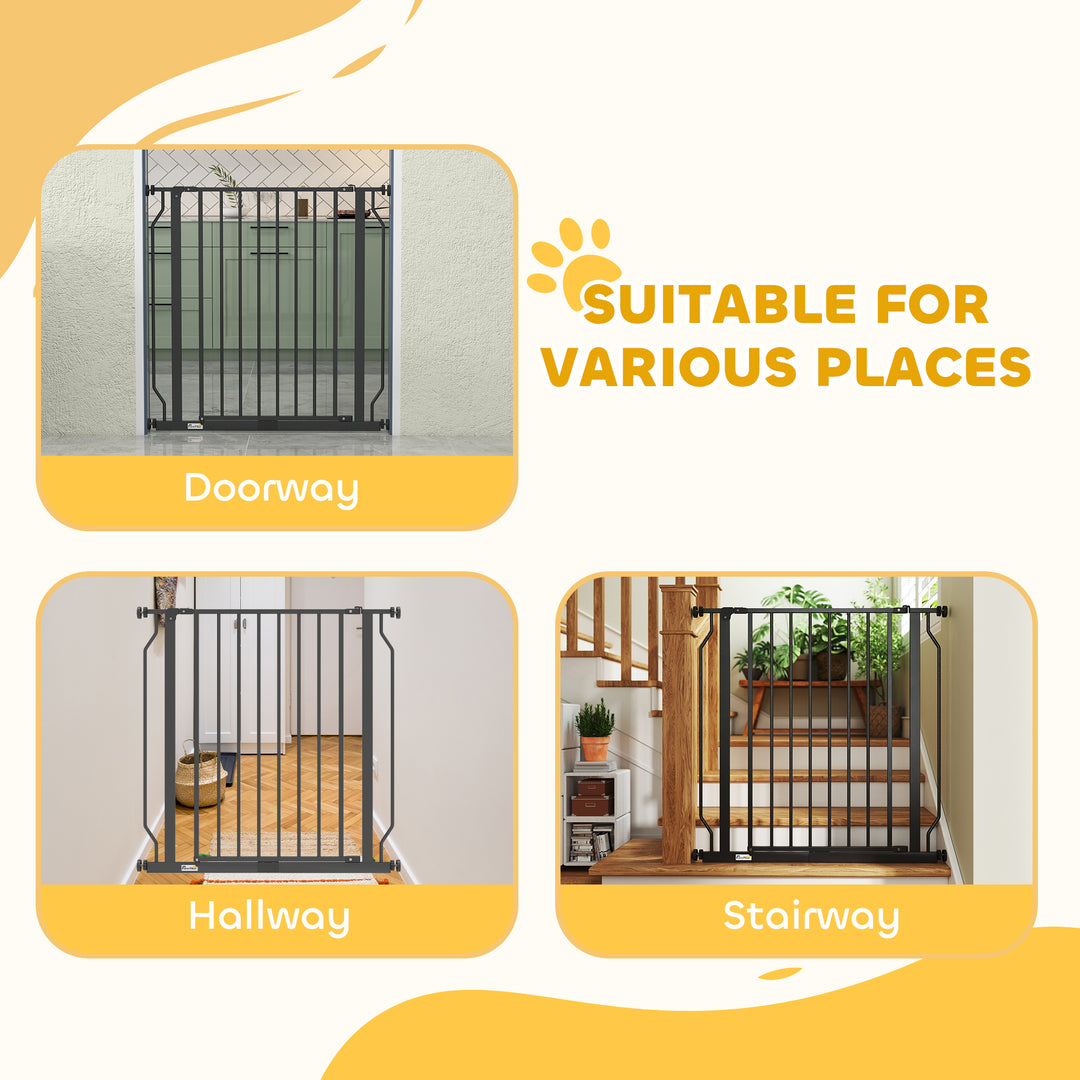 Extra Wide Dog Gate, with Door Pressure, for Doorways, Hallways, Stair