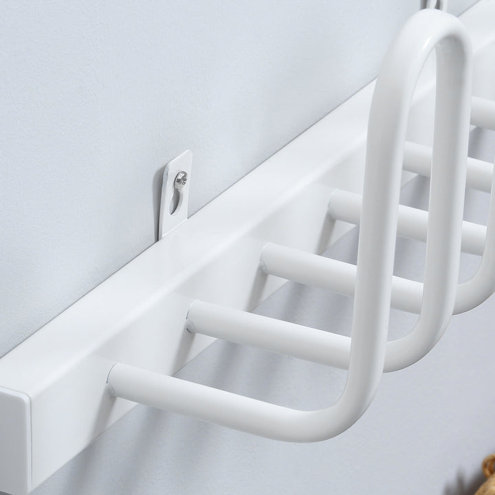 MCL 2 Pairs Electric Shoe Dryer, Wall Mounted Shoe Warmers with Constant Temperature for Boots, Leather Shoes, Socks, White