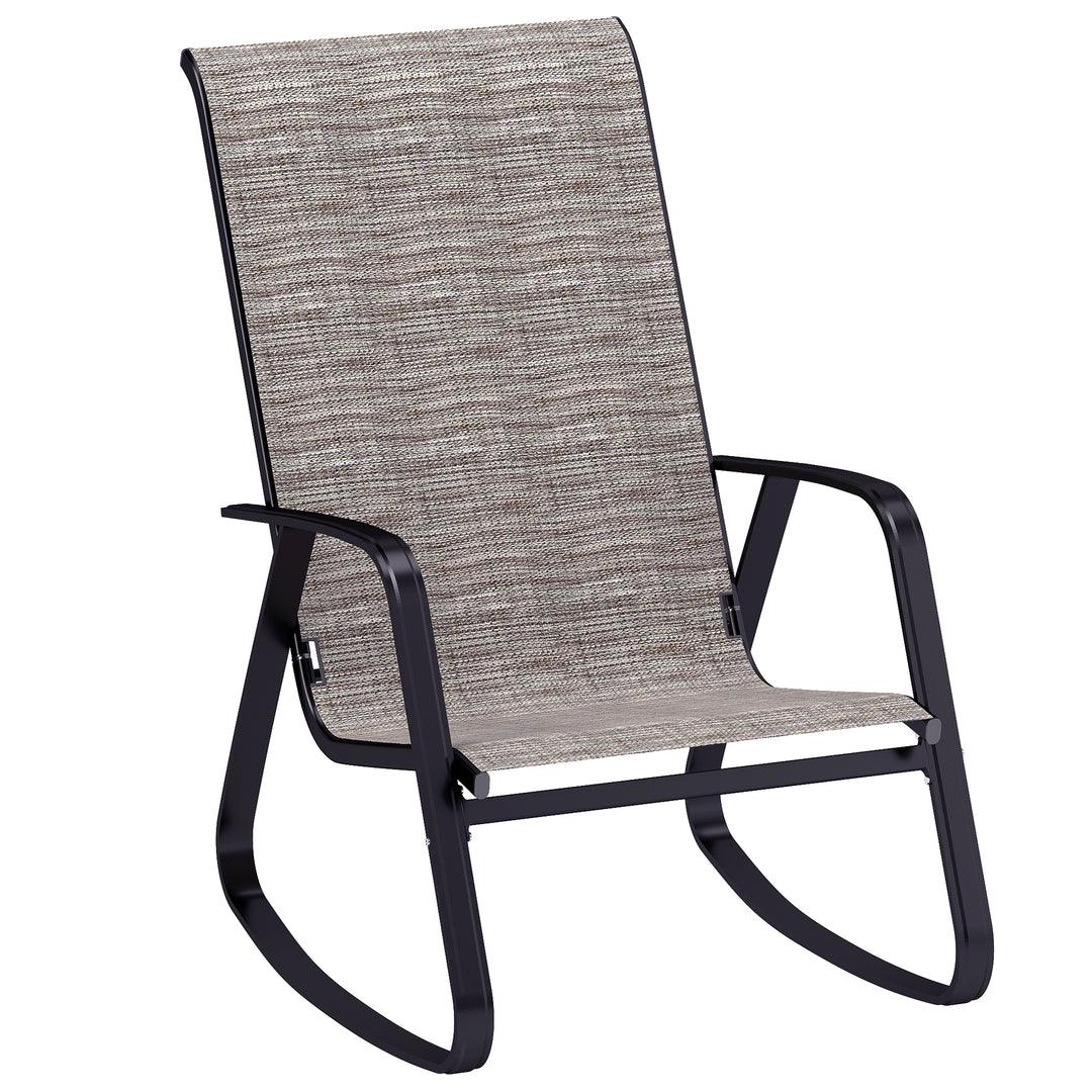 Rocking Garden Chair - Light Brown