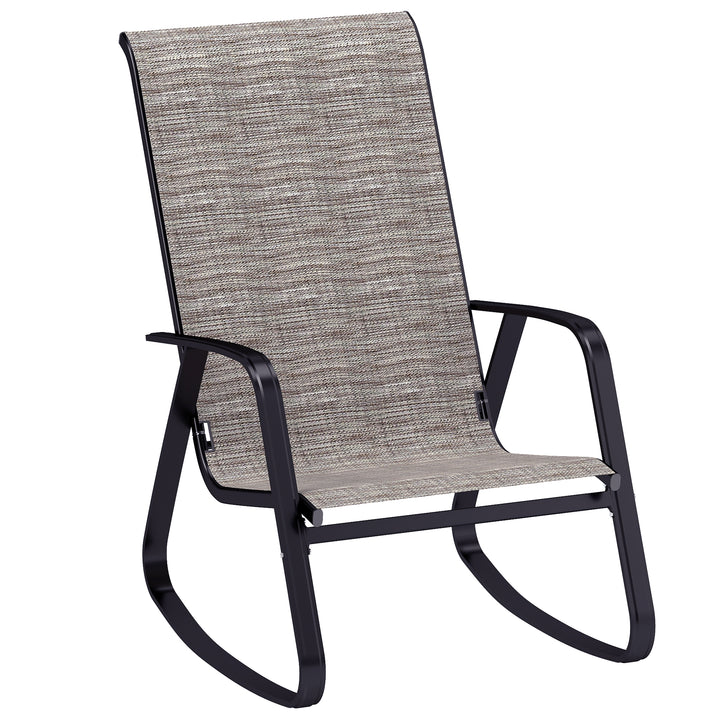 Rocking Garden Chair - Light Brown