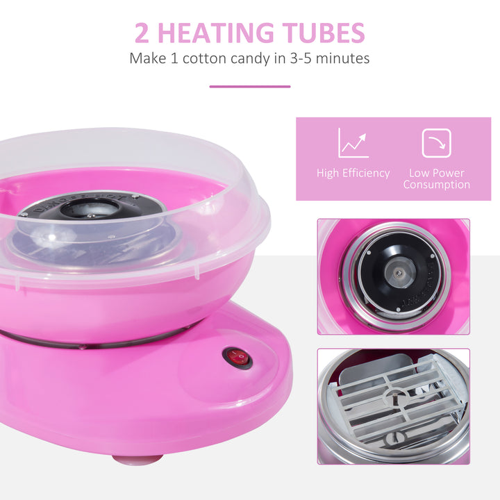 MCL Candy Floss Machine Electric Cotton Candy Maker Gadgetry 450W (Pink)