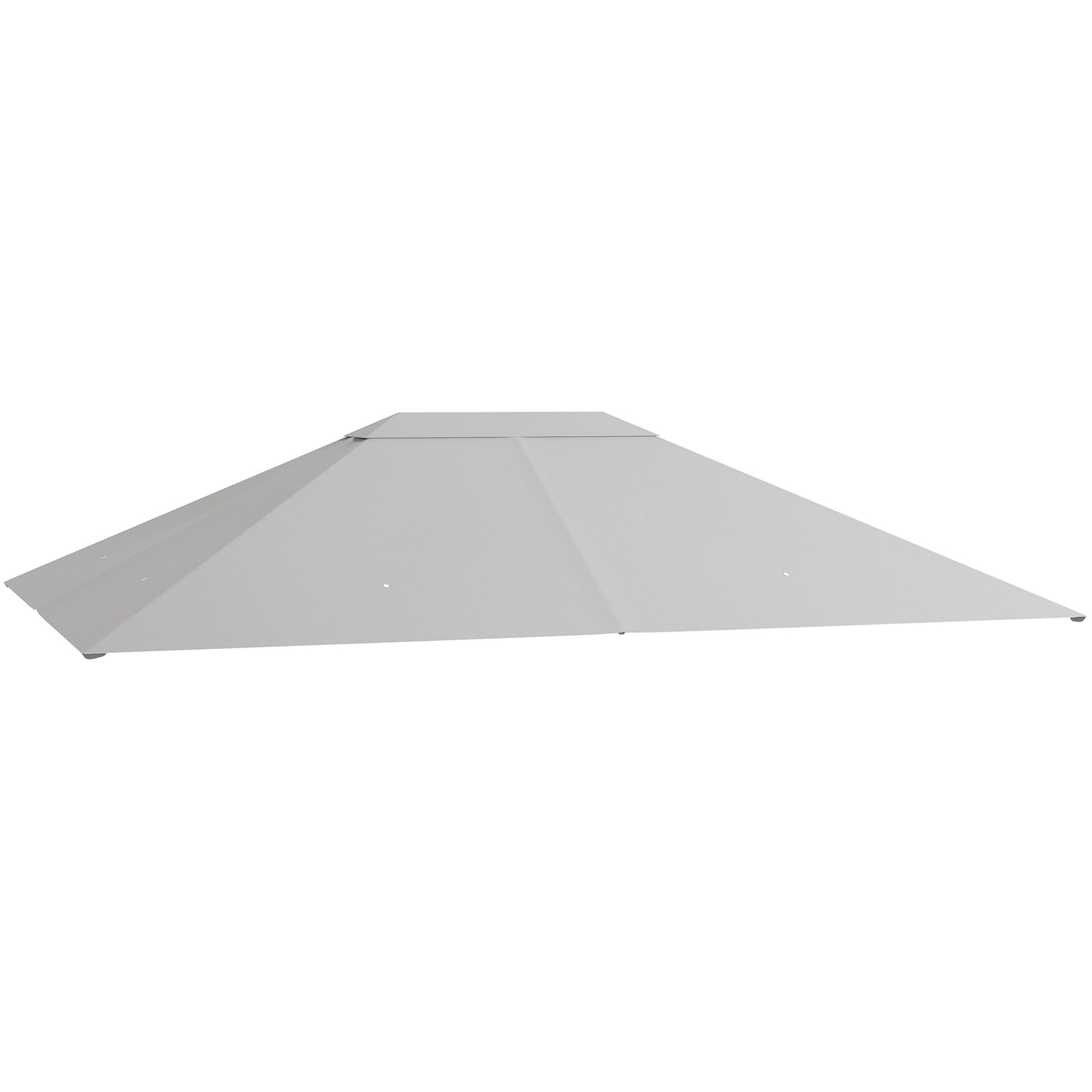 3 x 4m Gazebo Canopy Replacement Cover, Gazebo Roof Replacement (TOP COVER ONLY), Light Grey