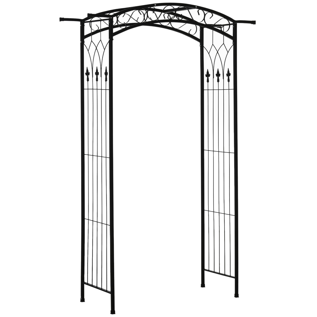 211cm Height Metal Garden Arch Arbor for Wedding Decor for Climbing Pl