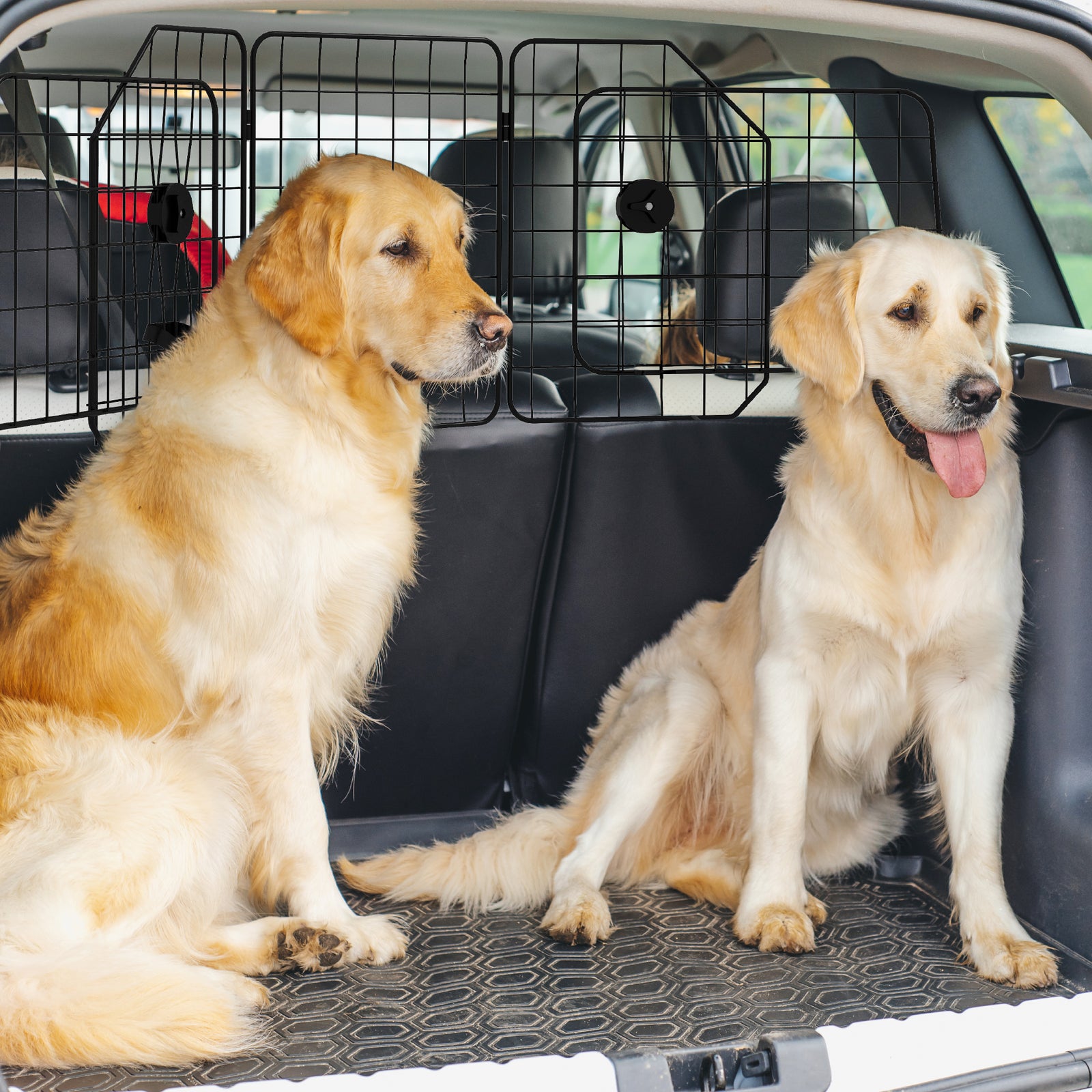 Dog Guard for Cars, Vans, Vehicles, with 93-150cm Adjustable Width