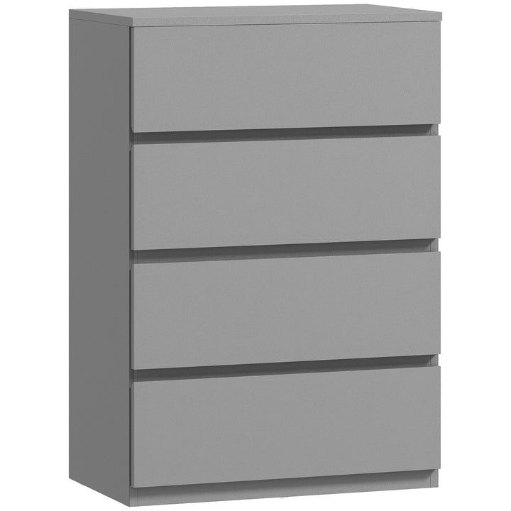 Chest of Drawers, 4-Drawer Storage Cabinets, Modern Dresser, Storage D
