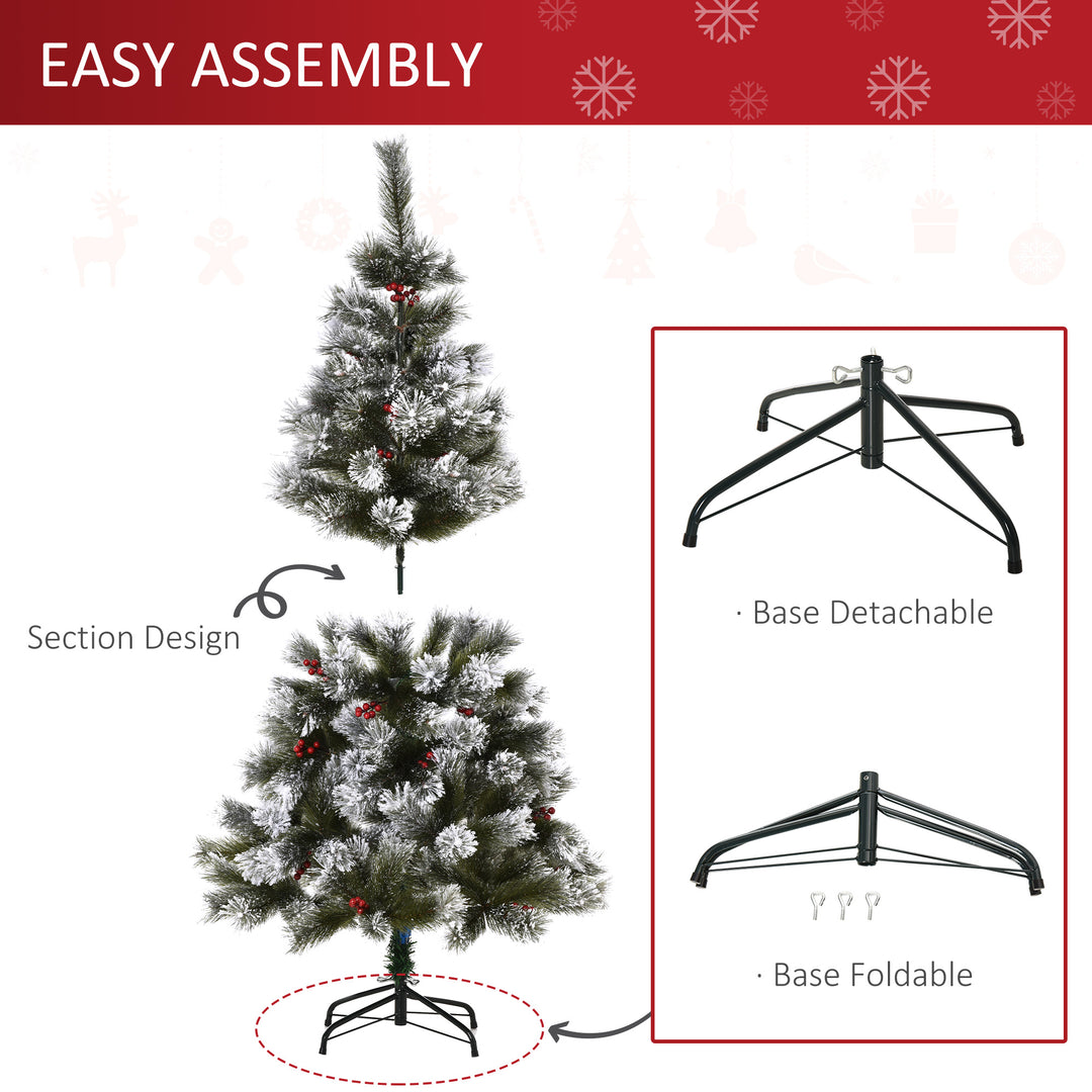 HOMCOM Christmas Tree, 150H cm-Green | Aosom UK