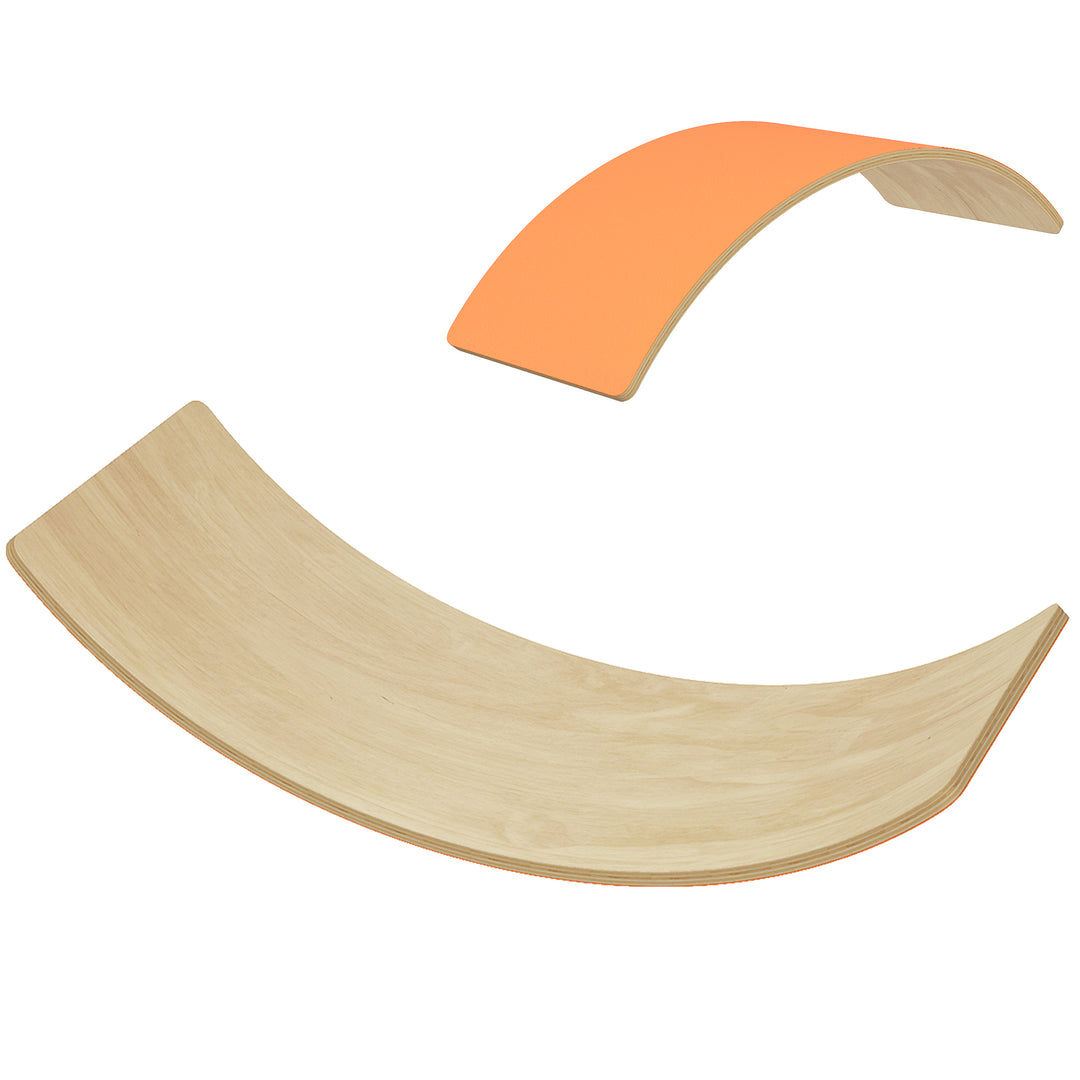Wooden Balance Board for Kids, Wobble Board with Silent Felt for Sensory Play