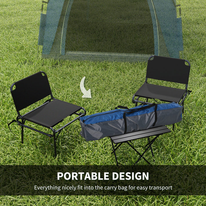 Instant Pop Up Camping Tent, 4 Man Dome Tent with 4 Doors, Sewn-in Groundsheet, Carry Bag and Top Hook for Fishing Hiking Festival, Grey