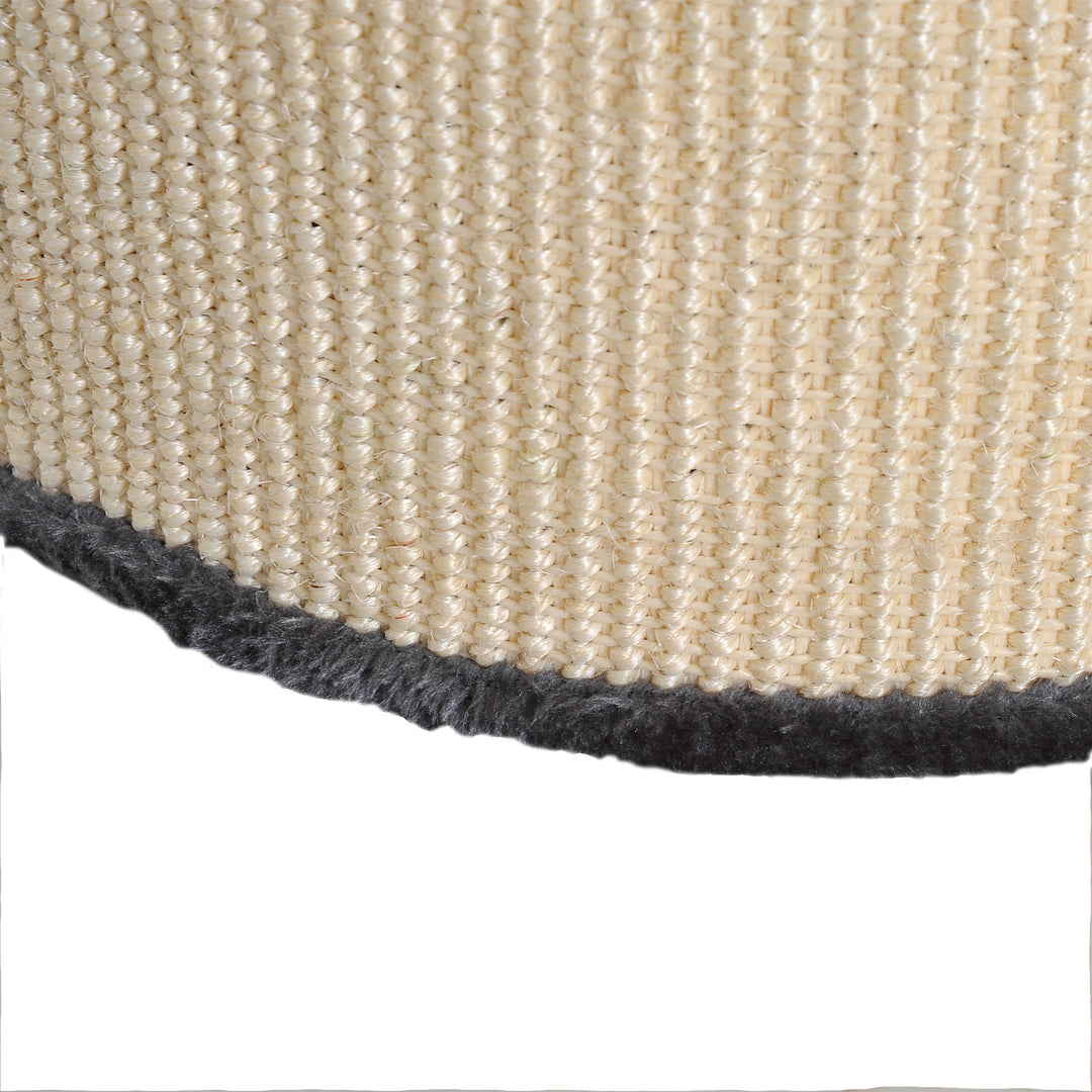 MCL 70cm Height Cat Post Tree Scratching Barrel Sisal Activity Center Condo Kitten Bed Scratcher Climbing Climber Play House for Indoor Cats