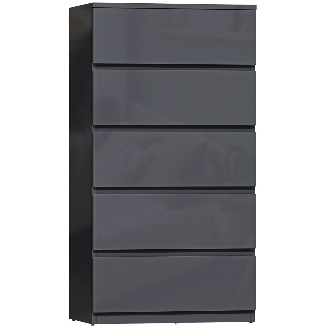 Chest of Drawers, 5-Drawer Storage Cabinets, Modern Dresser, Storage D