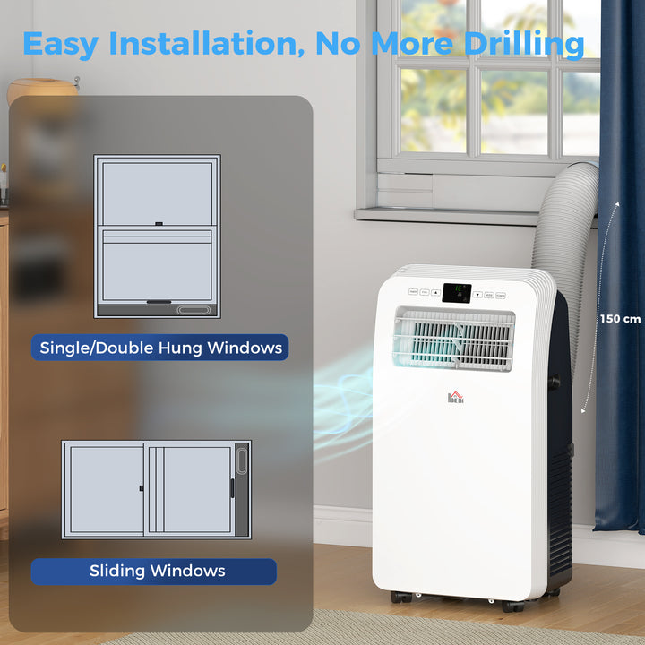 12,000 BTU Three Mode Portable Air Conditioner - White