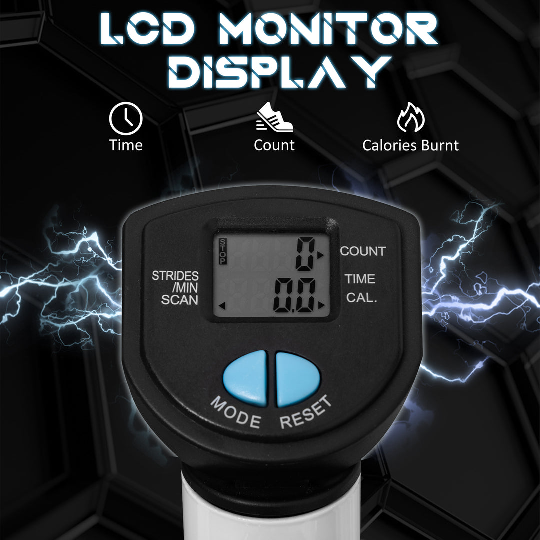 MCL Twister Stepper, Step Machine with Adjustable Resistance, LCD Screen - Blue