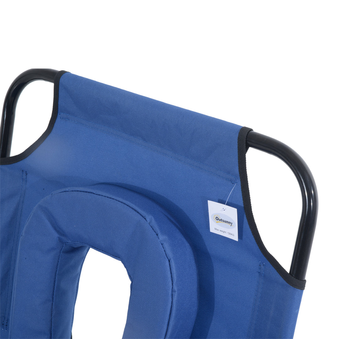 Reading Hole Sun Lounger - Blue