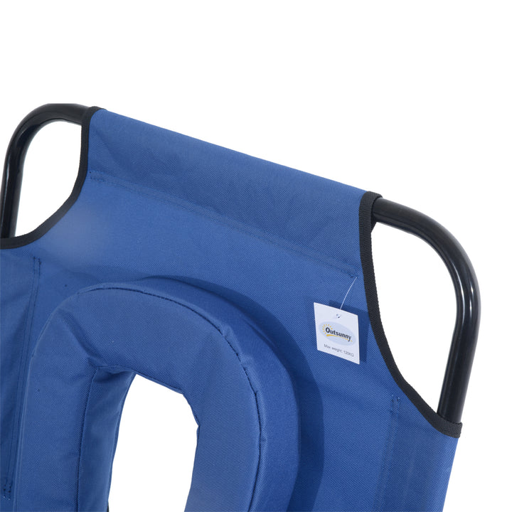 Reading Hole Sun Lounger - Blue