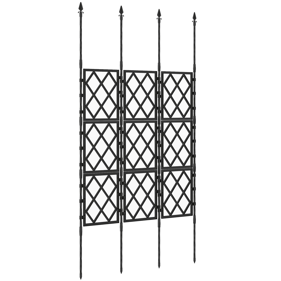 Foldable Garden Trellis, Lattice Climbing Support Trellis for Garden, 