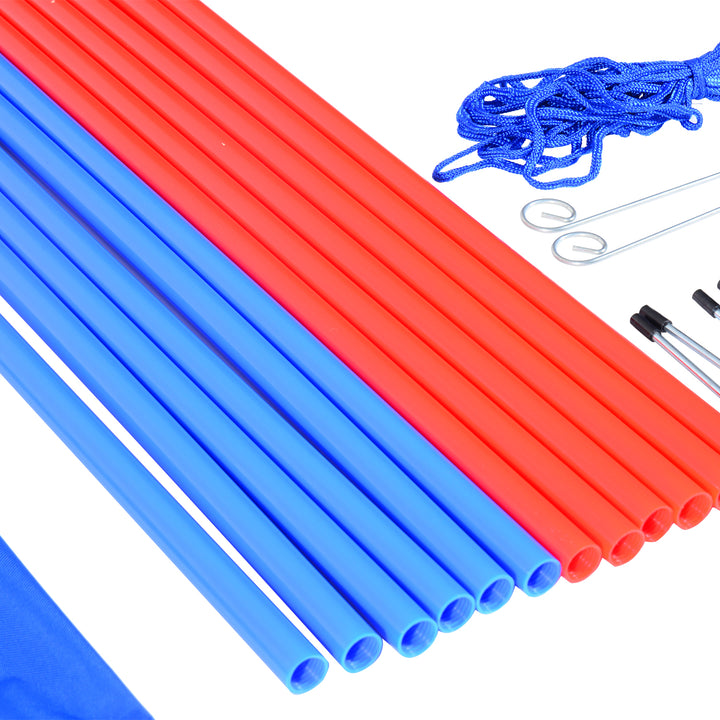 Dog Agility Training Equipment Dog Play Run Obedience Training Set Adjustable (Poles)