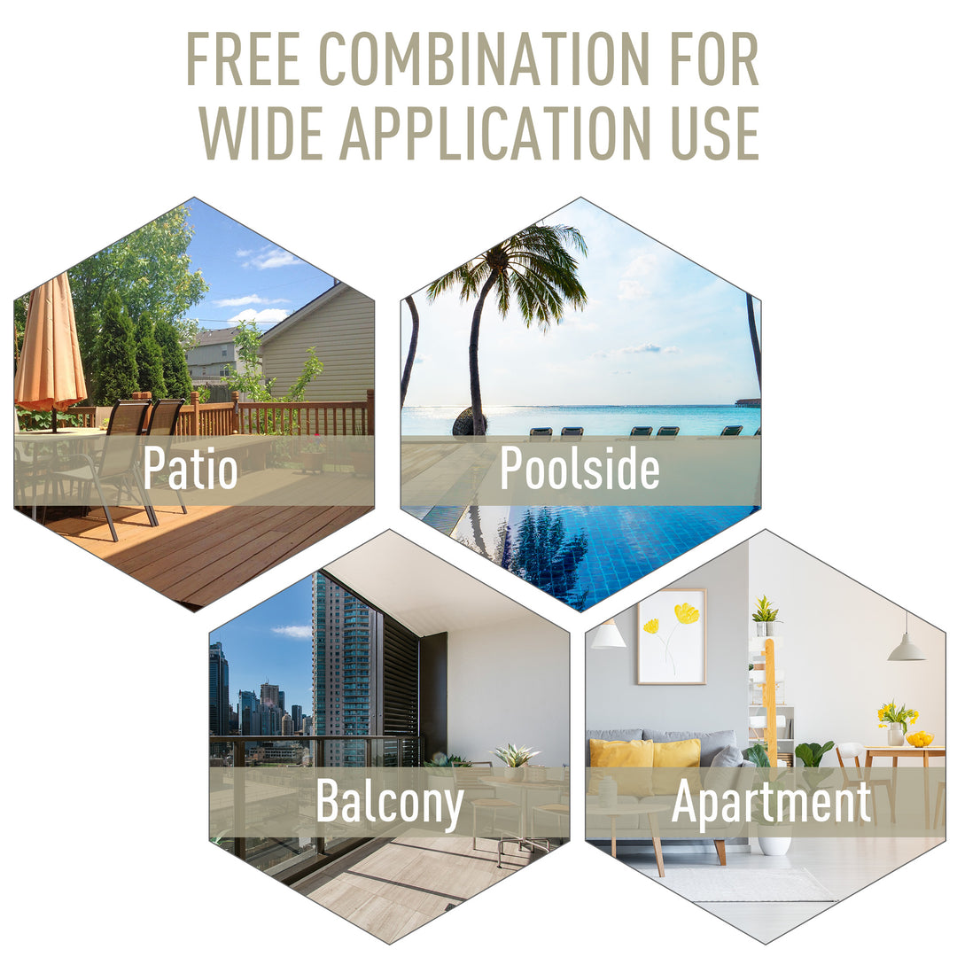 MCL Set of Two Folding Garden Chairs - Beige