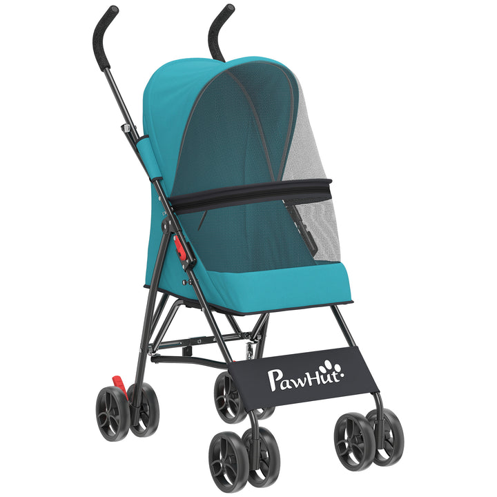 Dog Stroller, Foldable Cat Dog Pram for Miniature Breeds, Pet Stroller