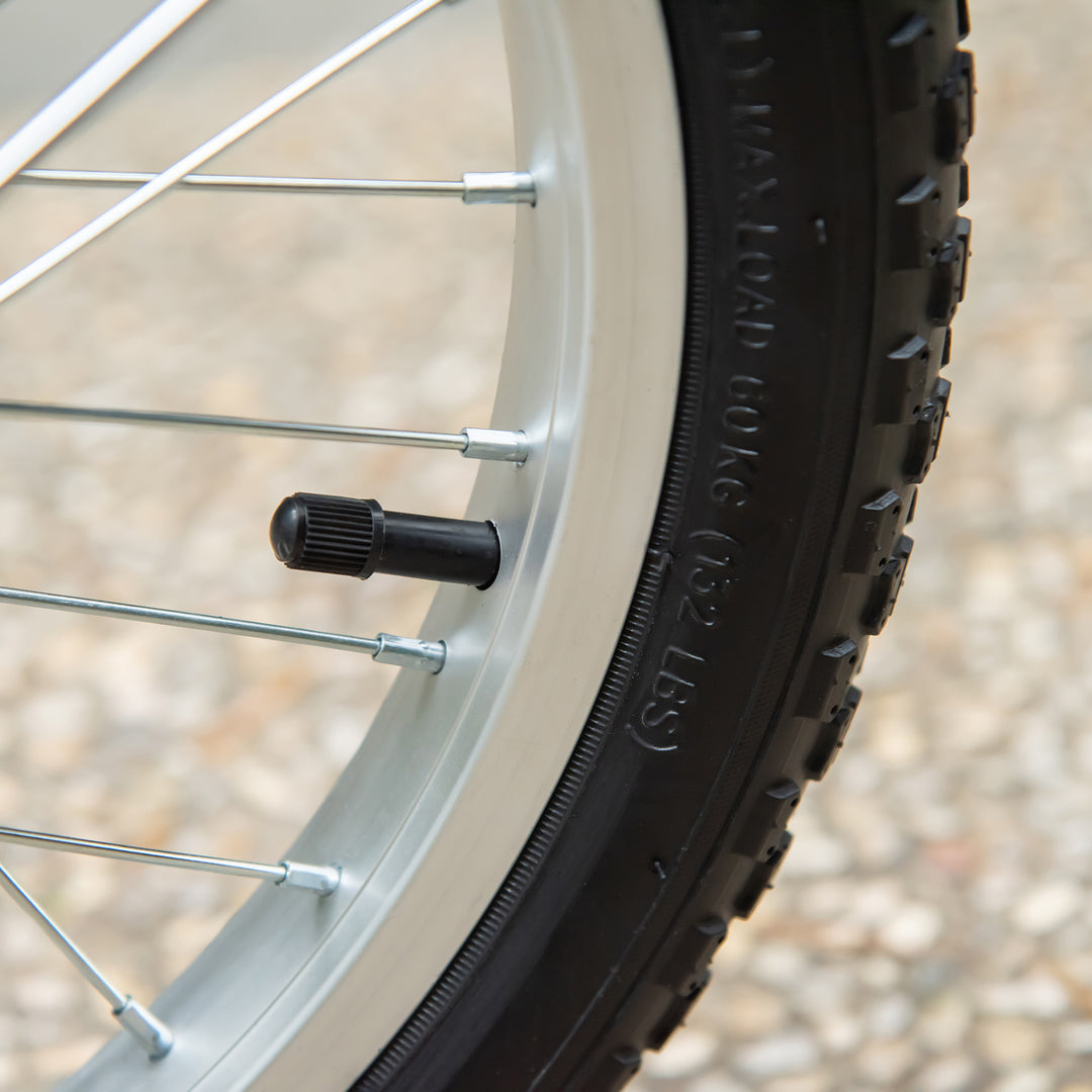 MCL Kids Scooter, Kick Stunt Scooter with Adjustable Handlebar, Dual Brakes, Basket, Cupholder, Mudguard, 16" Inflatable Rubber Wheels, for 5-12 years, Pink