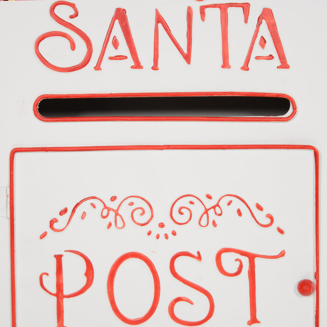 A5 Christmas Letter Postbox - White/Red