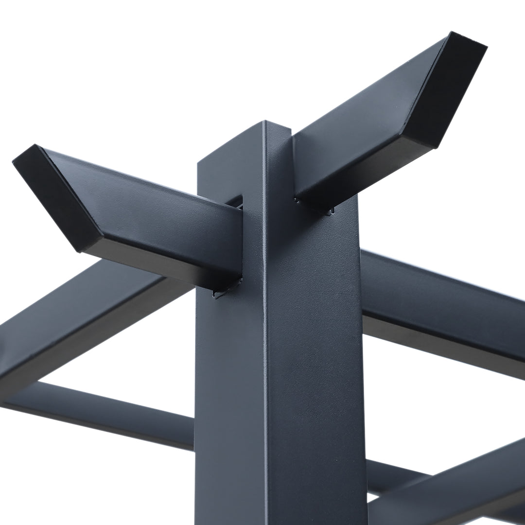 MCL 3 x 3 Meter Metal Pergola Garden Gazebo Grape Trellis for Climbing Plants Outdoor Sun Shelter Arbours