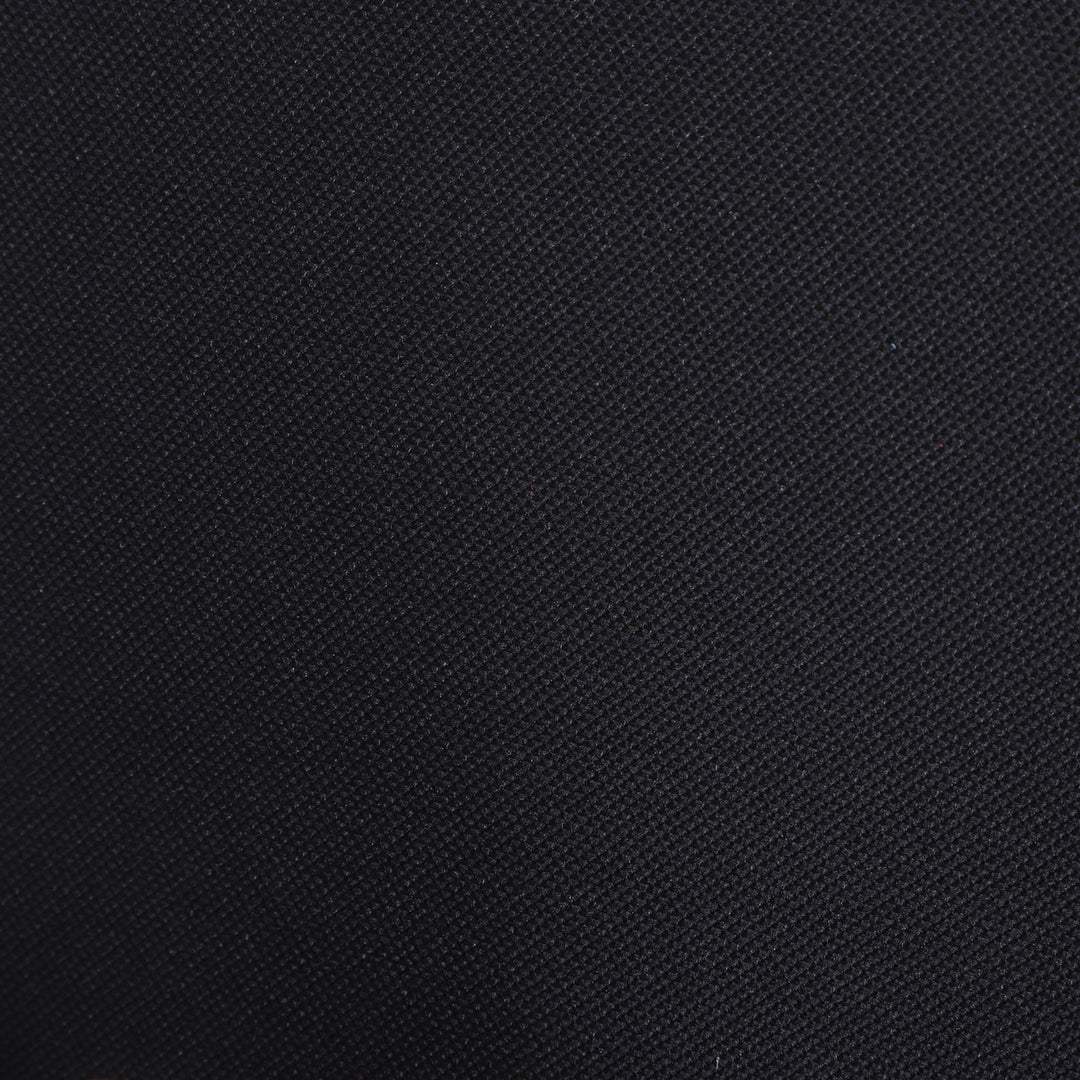 MCL Foldable Sun Lounger with 5-Position Adjustable Backrest, Outdoor Portable Recliner Chaise Lounge Chair with Breathable Mesh Fabric, Black