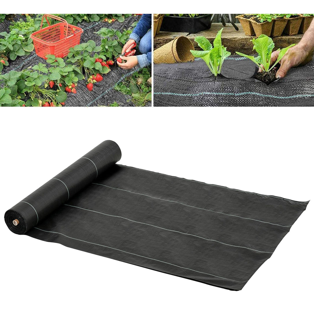 Outsunny Weed Control Fabric, 2x50m, Premium Gardener's Landscape Mat, Durable, Heavy-Duty, Easy Setup | Aosom UK