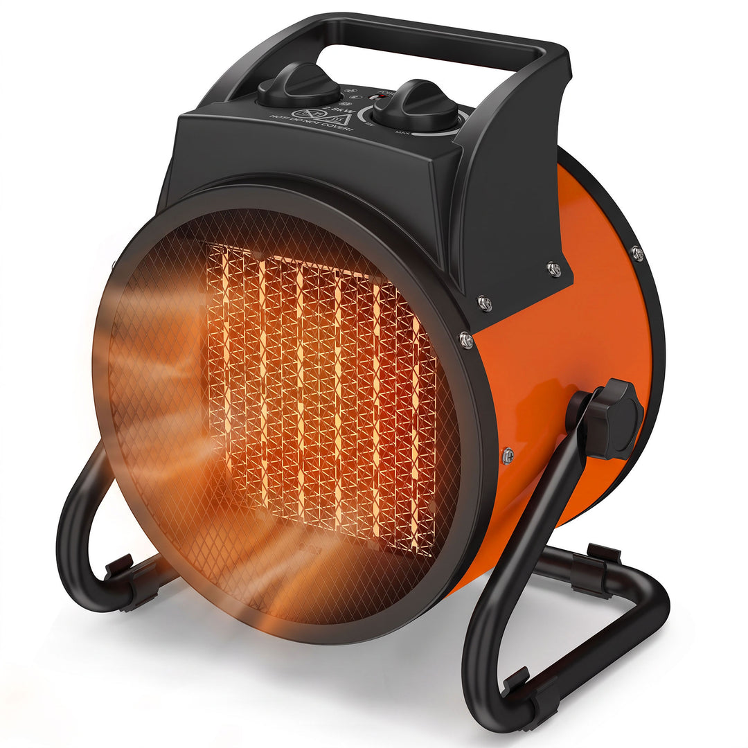 Industrial Fan Heater 2800W with Tilting, Electric Ceramic Space